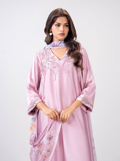 3-Piece Premium Silk Suit-Embroidered (Pret)