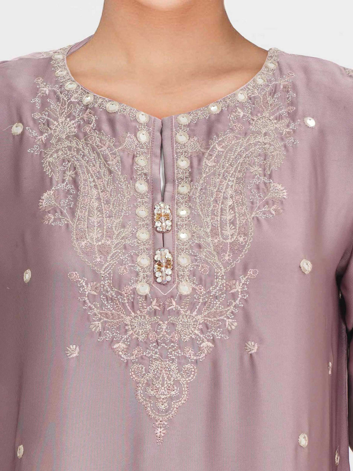 3 Piece Premium Silk Suit- Embroidered (Pret)