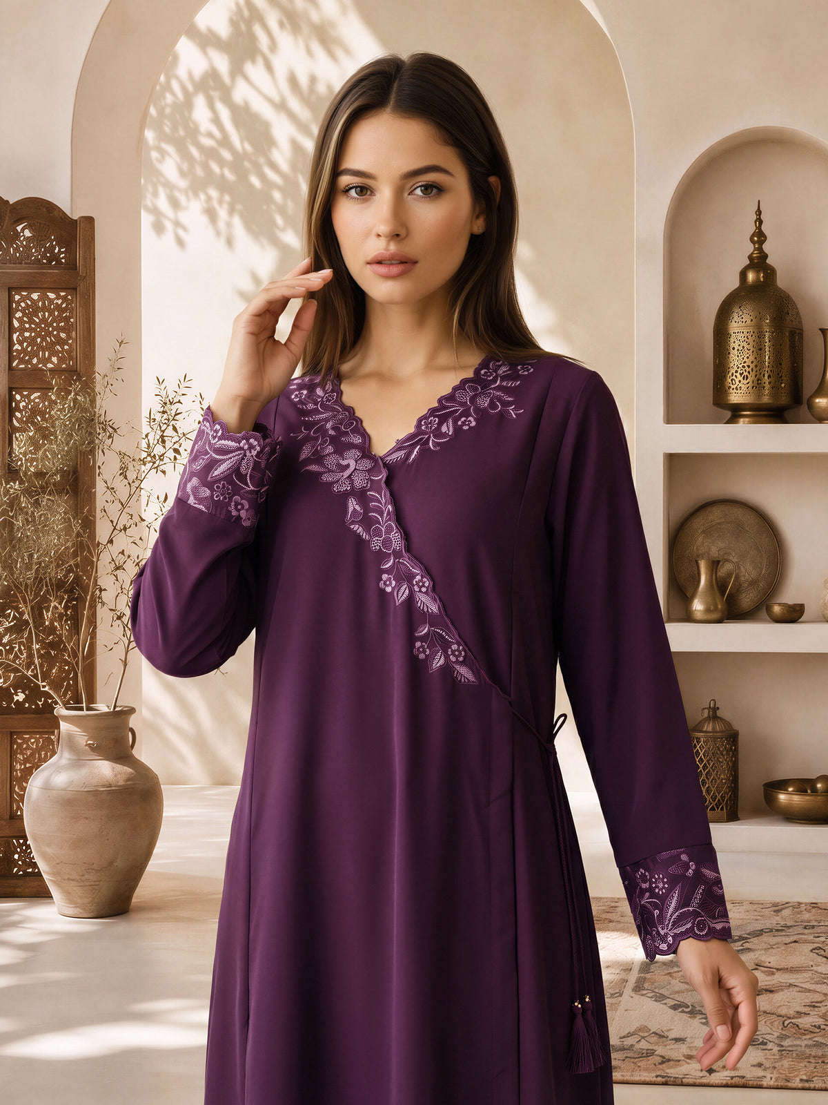 3 Piece Premium Silk Suit- Embroidered (Pret)