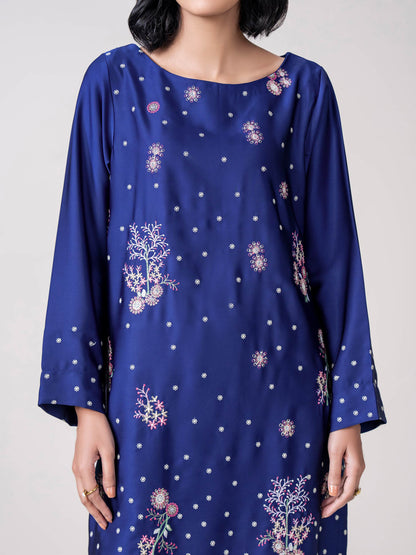 2 Piece Silk Suit- Embroidered (Pret)