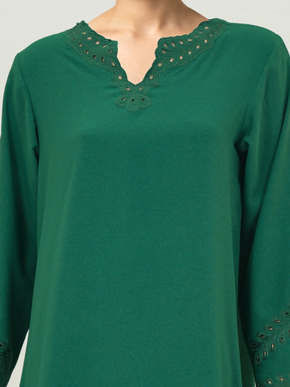 2 Piece Premium Silk Suit- Embroidered (Pret)