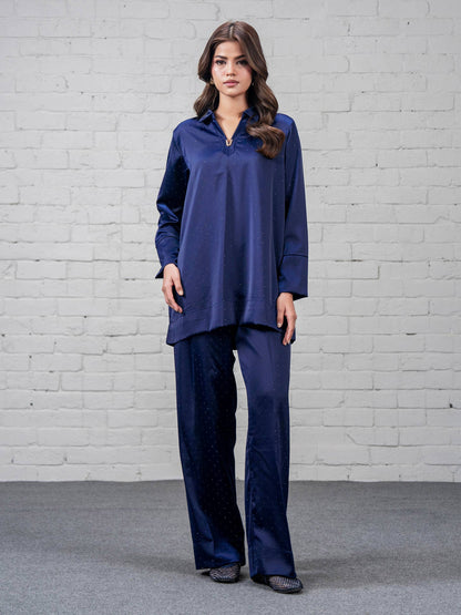 Silk Co-ord Set- Embellished