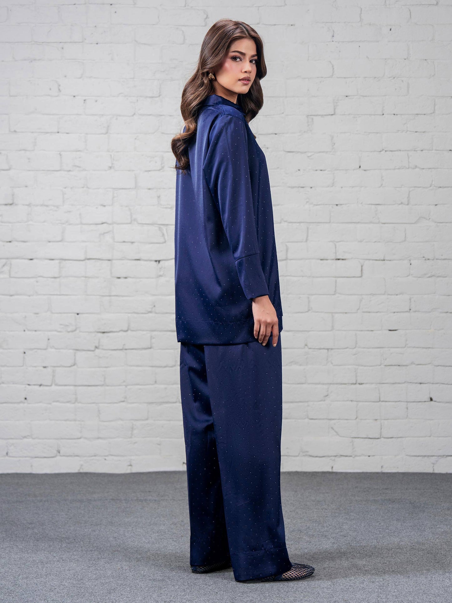 Silk Co-ord Set- Embellished