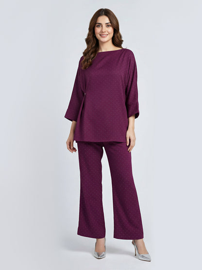 Silk Co-ord set- Embellished
