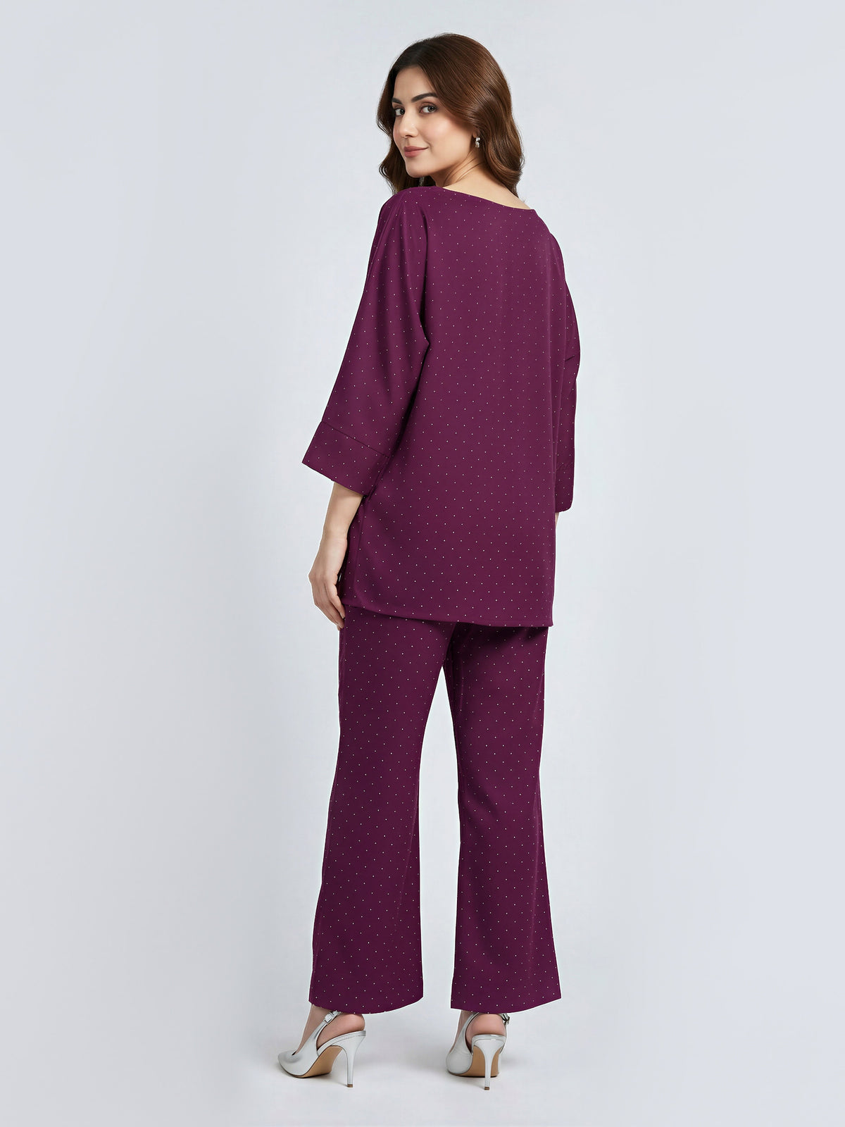 Silk Co-ord set- Embellished