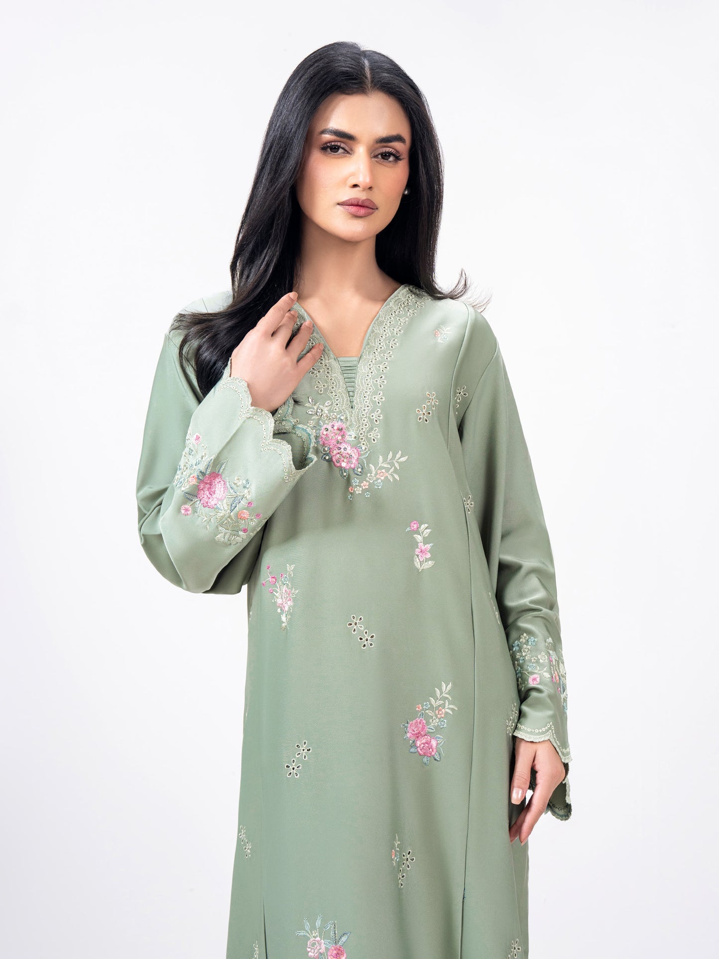 2 Piece Grip Suit- Embroidered (Pret)