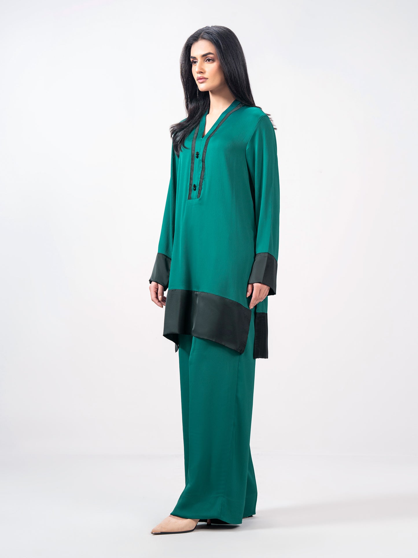 Silk Co-ord set- Embellished