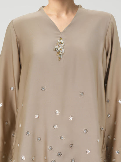 Silk Co-ord Set- Embellished