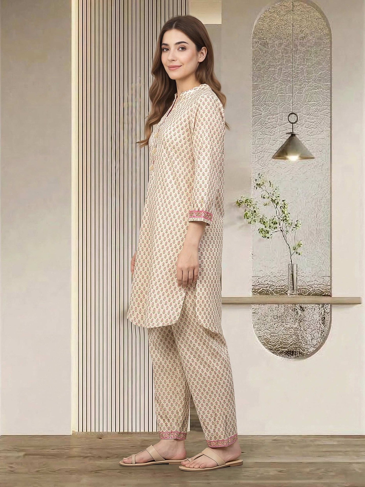 2 Piece Lawn Suit (Pret)