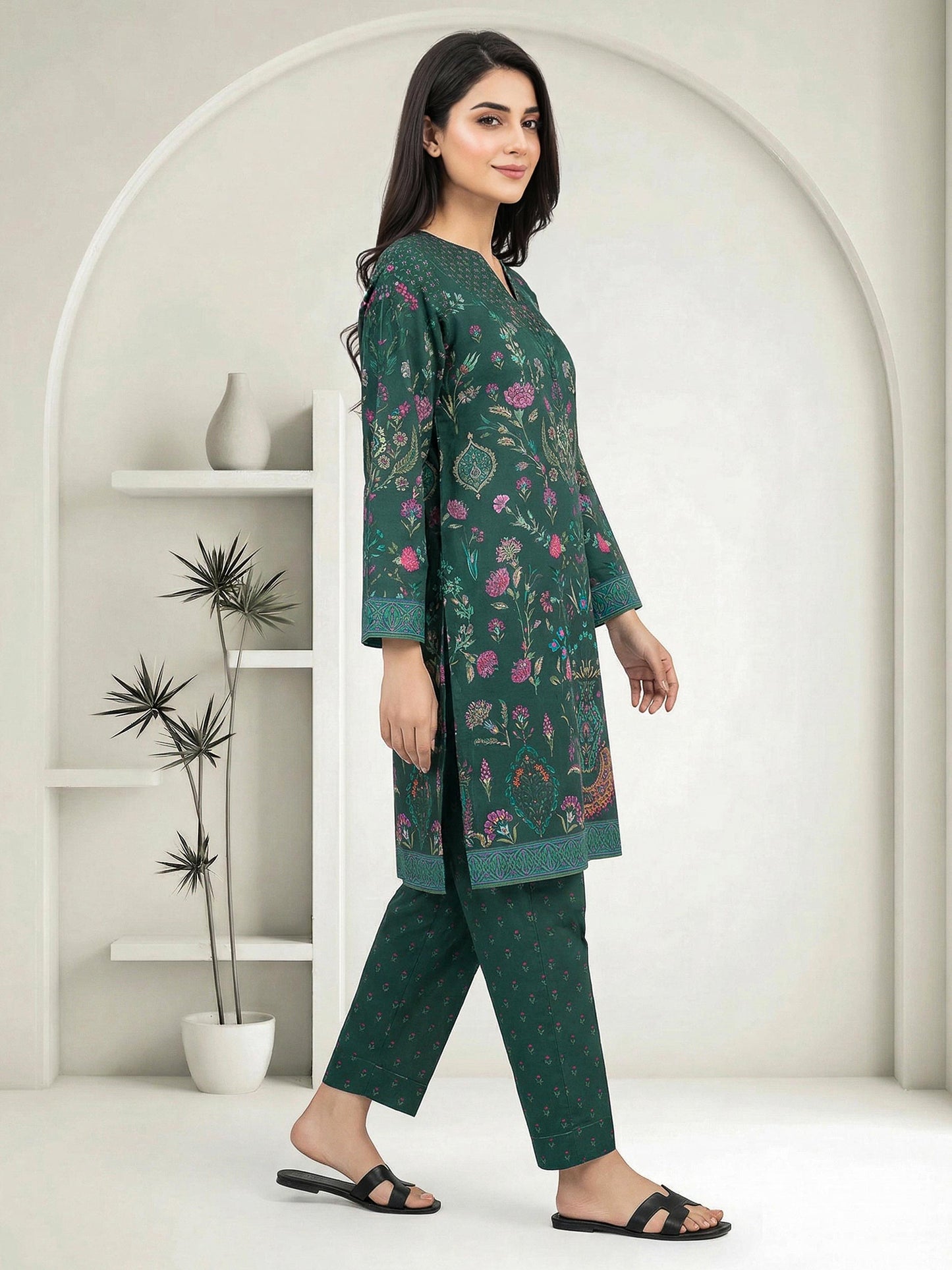 2 Piece Lawn Suit (Pret)