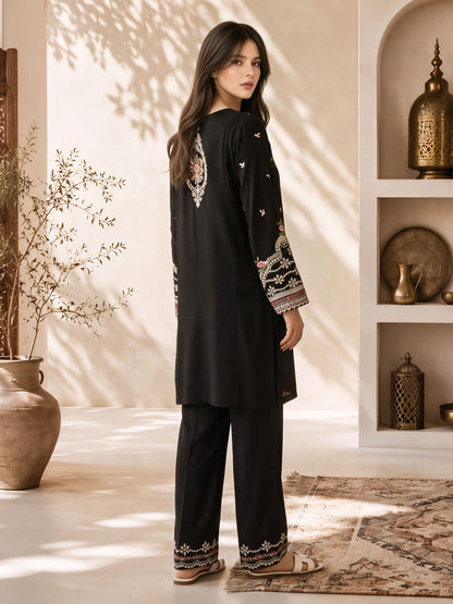 2 Piece Blended Marina Suit- Embroidered (Pret)