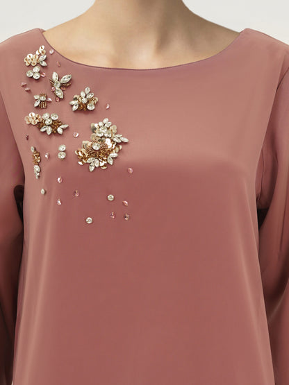 Silk Co-ord Set- Embellished