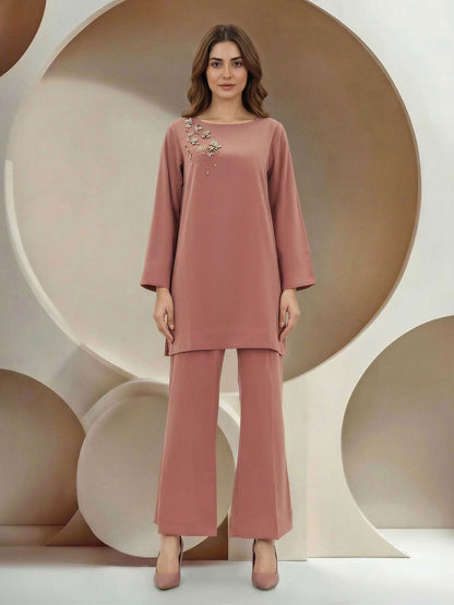 Silk Co-ord Set- Embellished