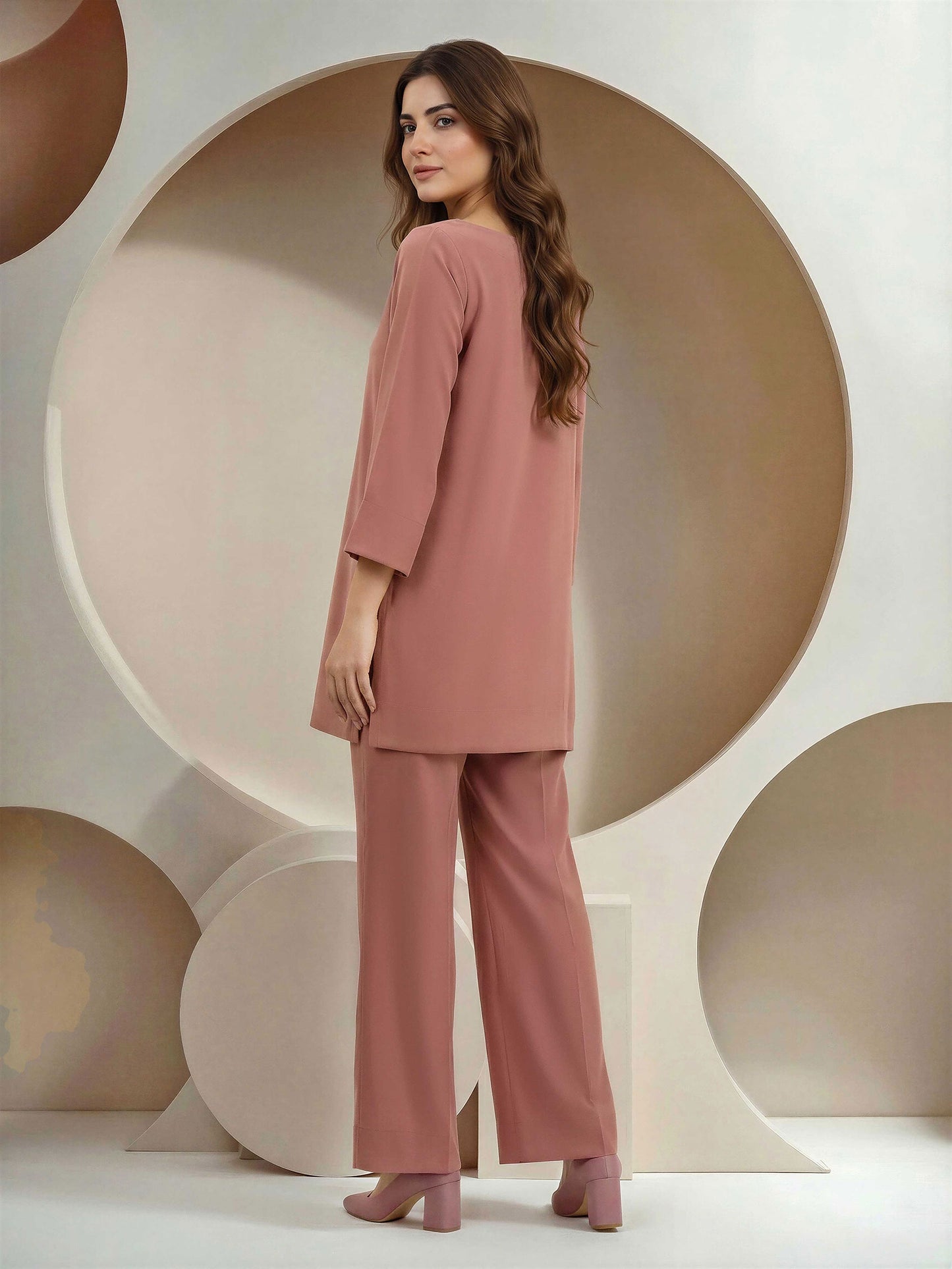 Silk Co-ord Set- Embellished