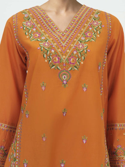 2 Piece Lawn Suit- Embroidered (Pret)