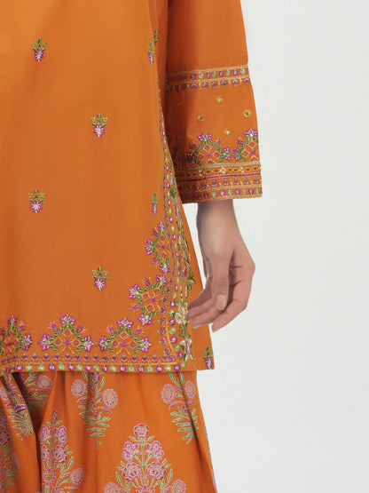 2 Piece Lawn Suit- Embroidered (Pret)
