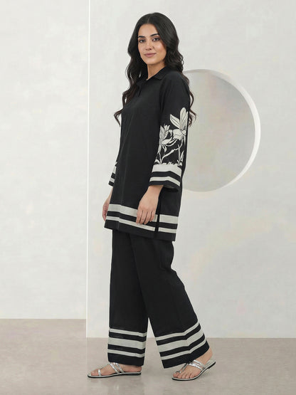 Cambric Co-ord Set- Embroidered