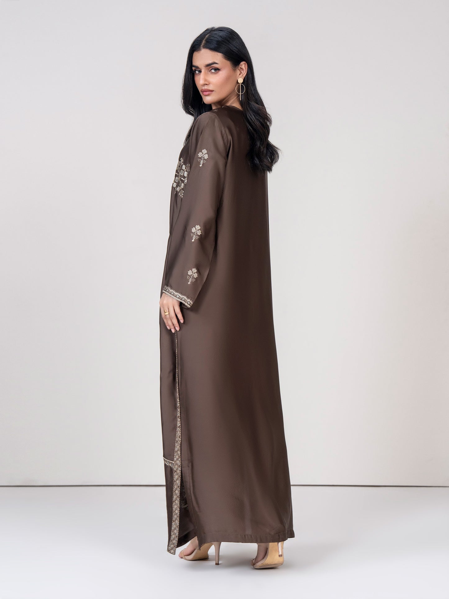 Silk Shirt- Embroidered (Pret)