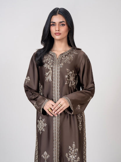 Silk Shirt- Embroidered (Pret)