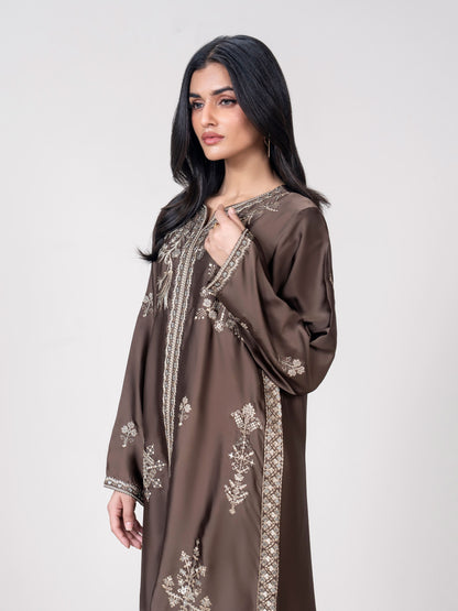 Silk Shirt- Embroidered (Pret)