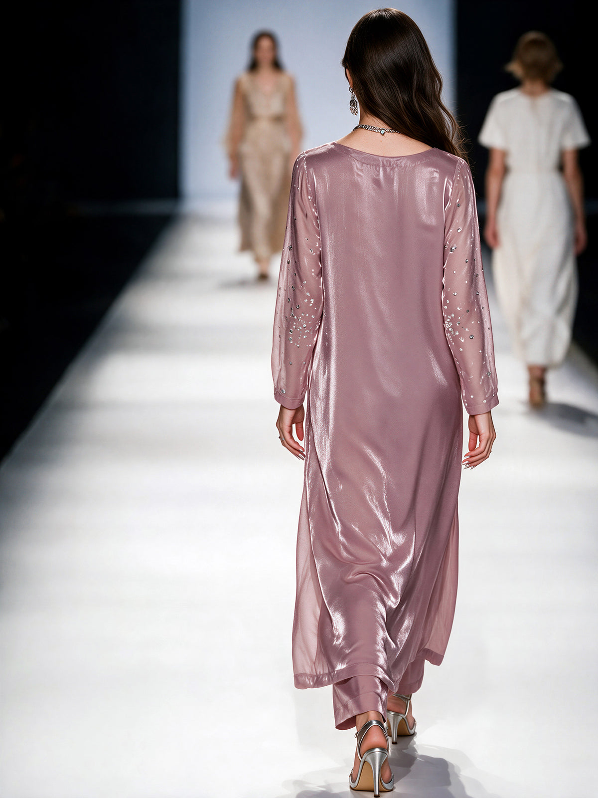 2 Piece Silk Suit- Embroidered (Pret)