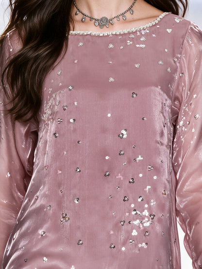 2 Piece Silk Suit- Embroidered (Pret)