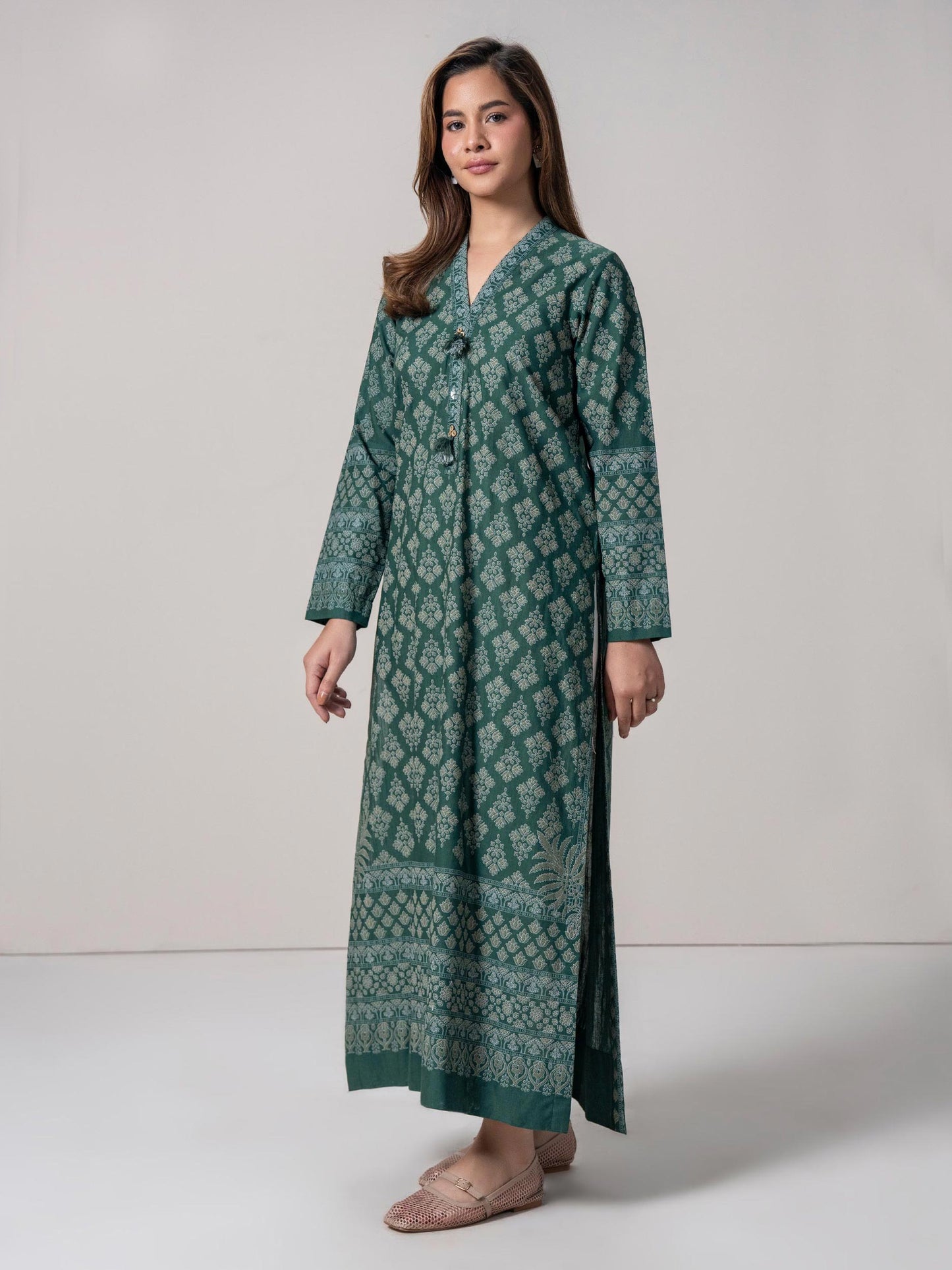 Slub Khaddar Shirt (Pret)