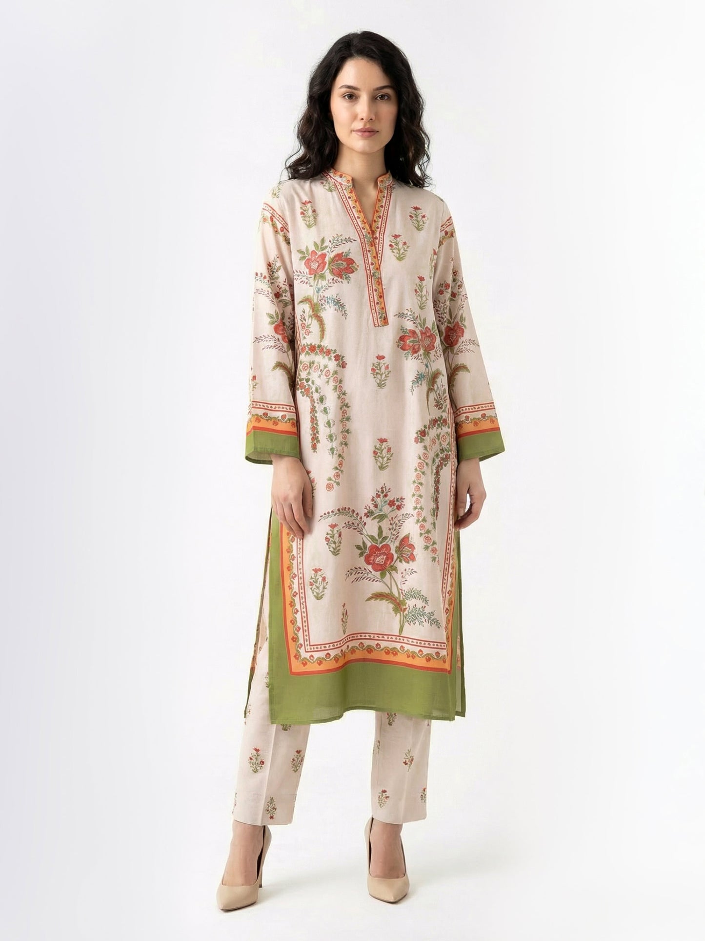 2 Piece Silk Suit (Pret)