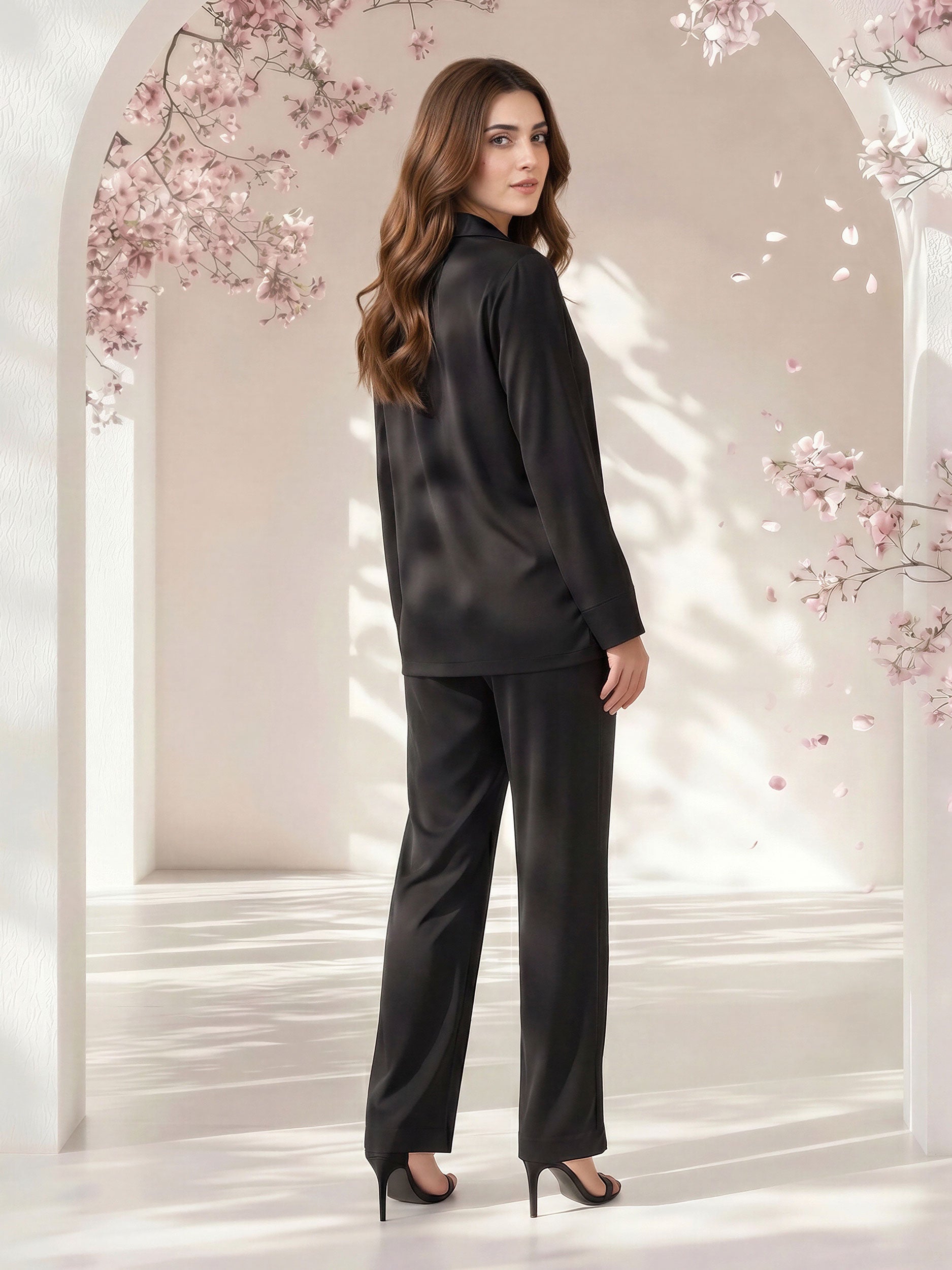 Silk Co-ord Set- Embellished