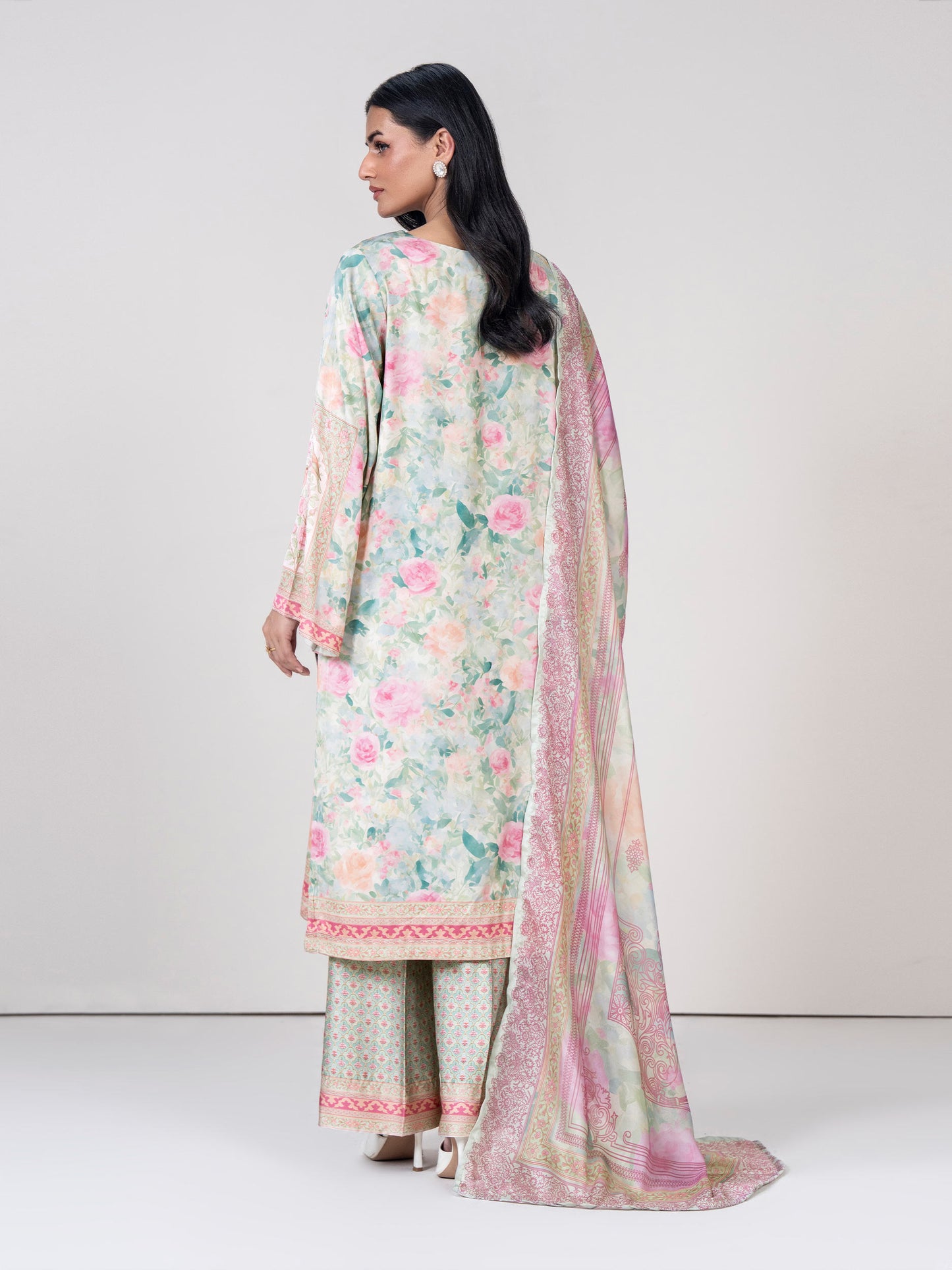 3 Piece Silk Suit (Pret)