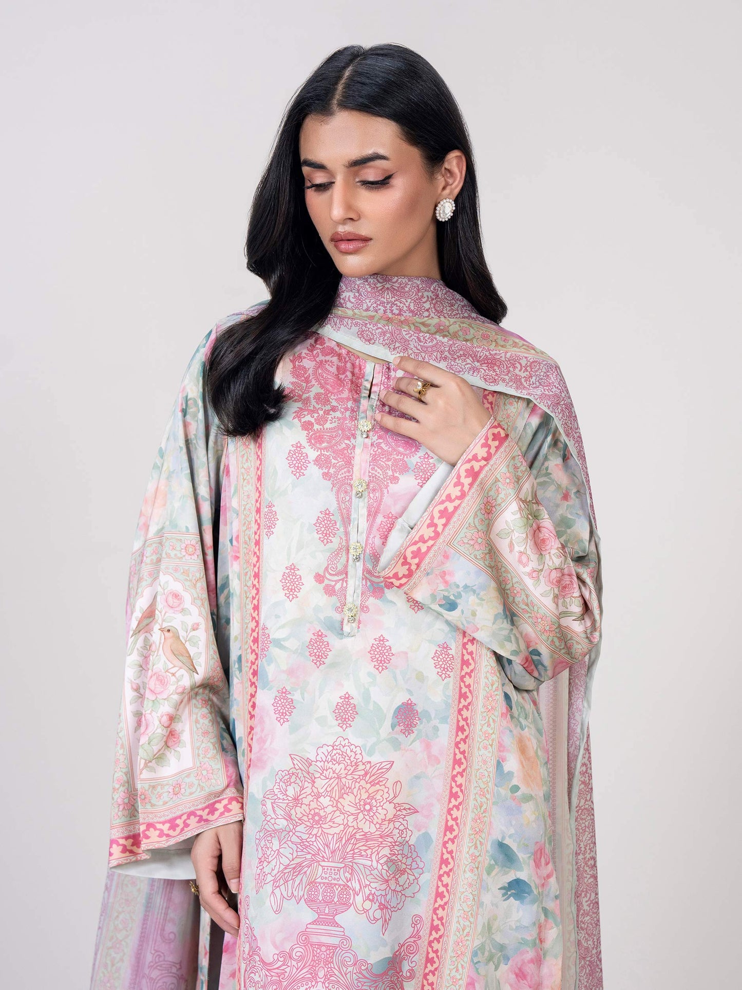 3 Piece Silk Suit (Pret)