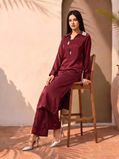 2 Piece Grip Suit- Embellished (Pret)