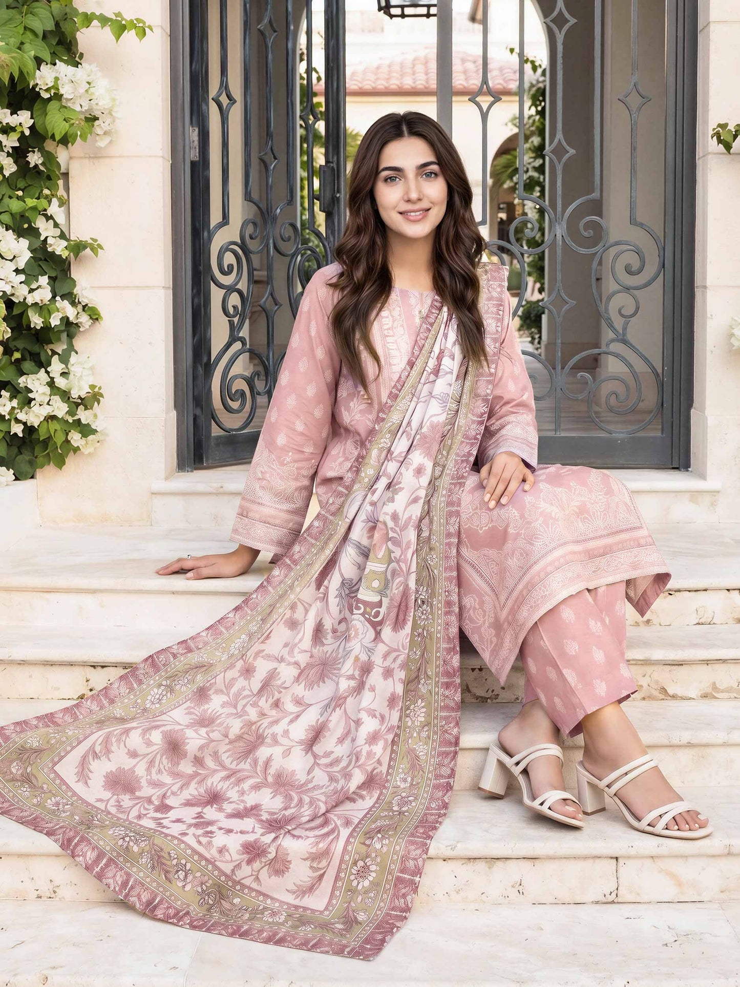 3 Piece Silk Suit (Pret)
