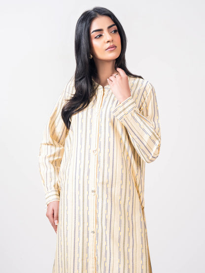 2 Piece Self Jacquard Suit- (Pret)