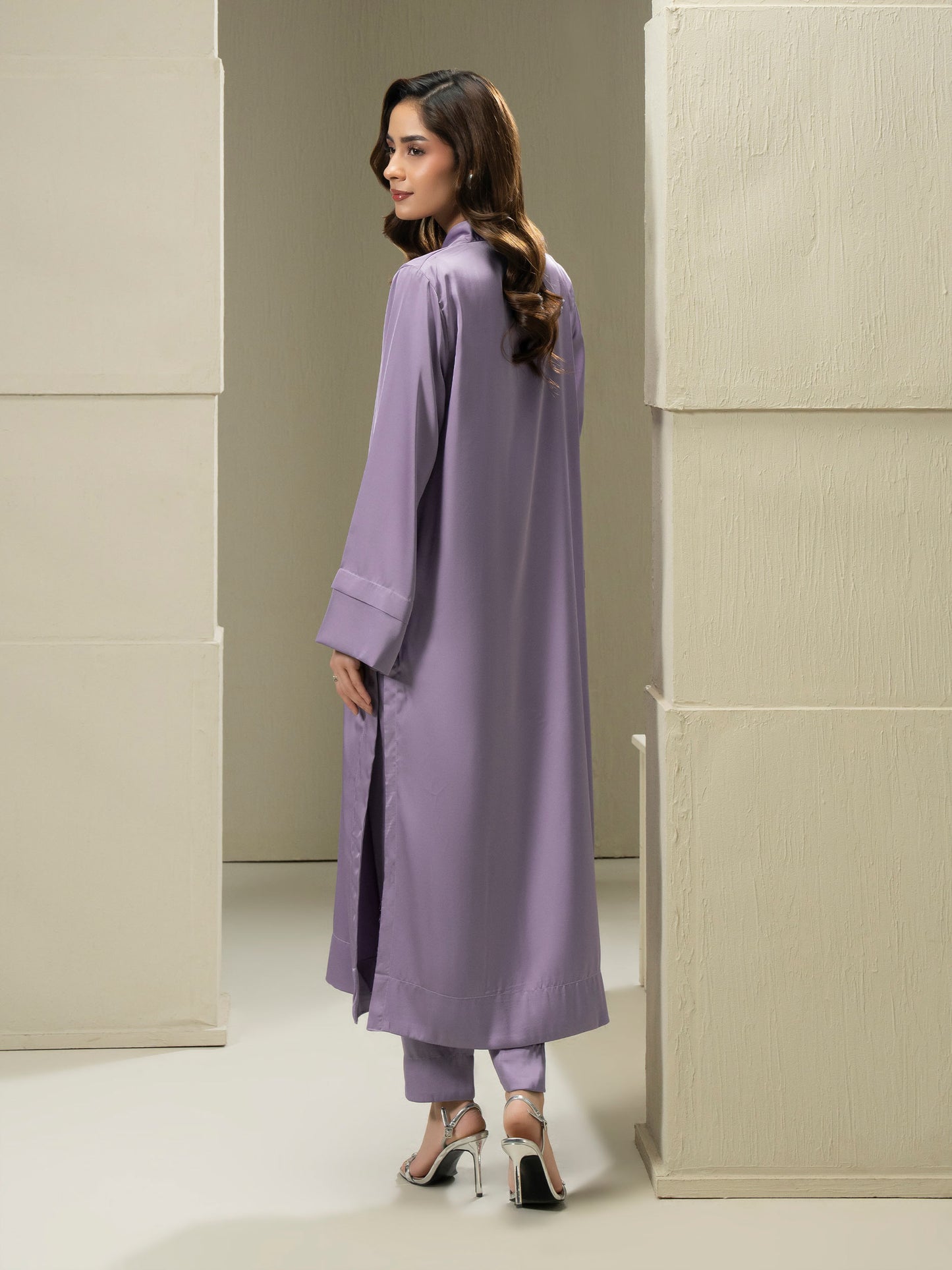 2 Piece Silk Suit-Dyed (Pret)