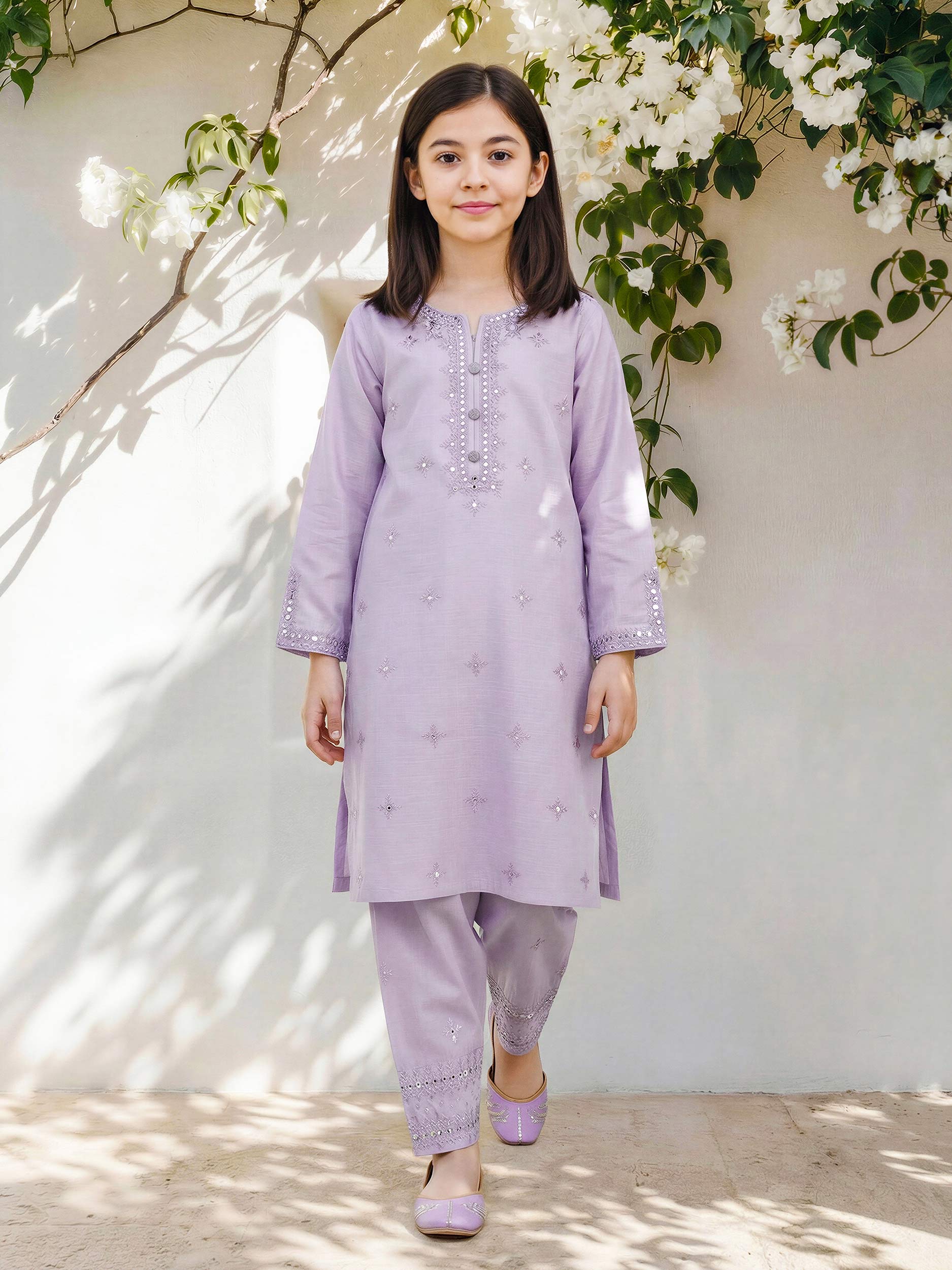 2 Piece Lawn Suit- Embroidered (Pret)