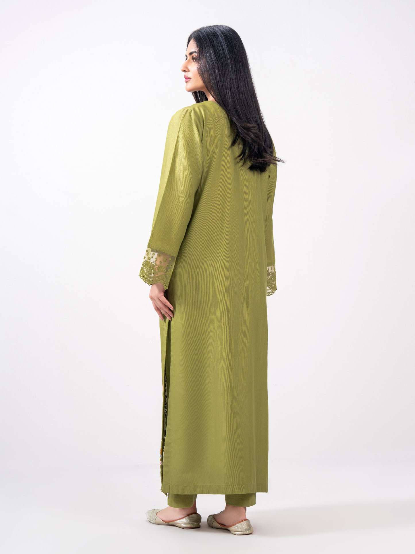 2 Slub Khaddar- Embroidered (Pret)