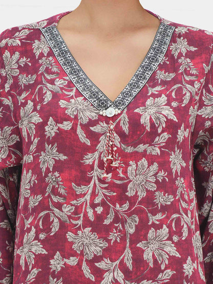 2 Piece Viscose Slub Suit (Pret)