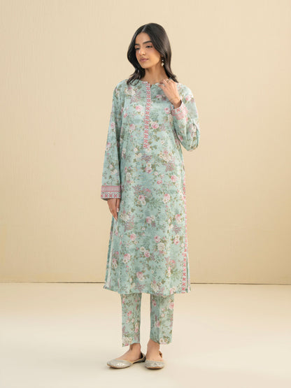 2 Piece Khaddar Suit-Printed (Pret)