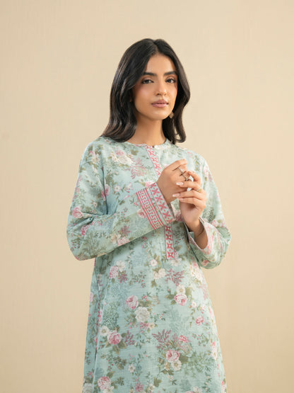 2 Piece Khaddar Suit-Printed (Pret)