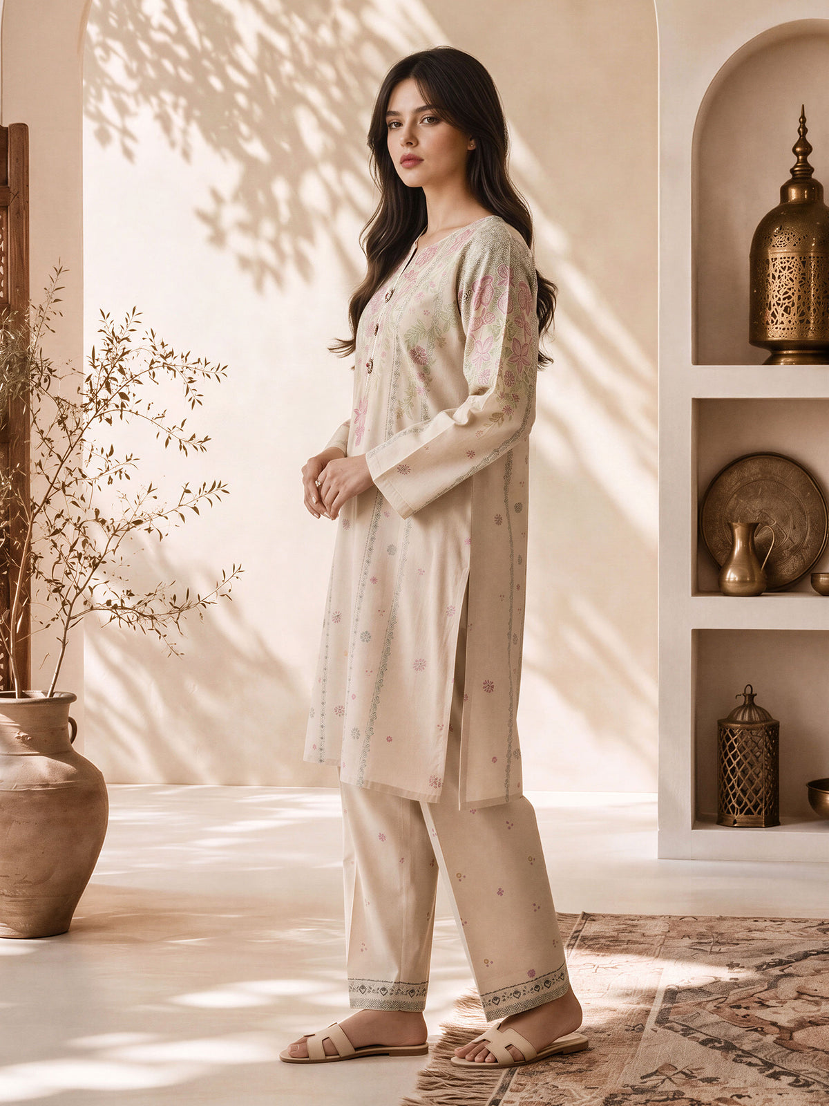 2 Piece Khaddar Suit (Pret)