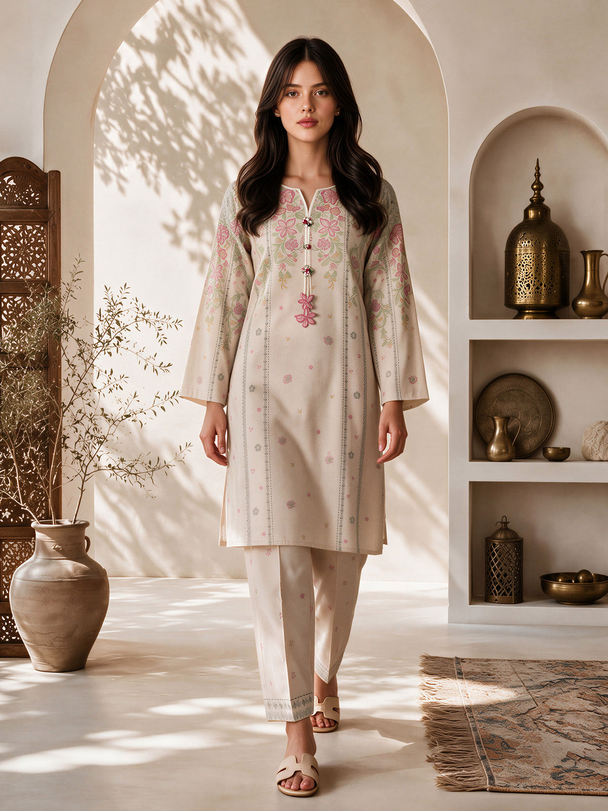 2 Piece Khaddar Suit (Pret)