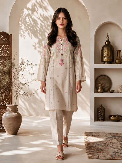 2 Piece Khaddar Suit (Pret)