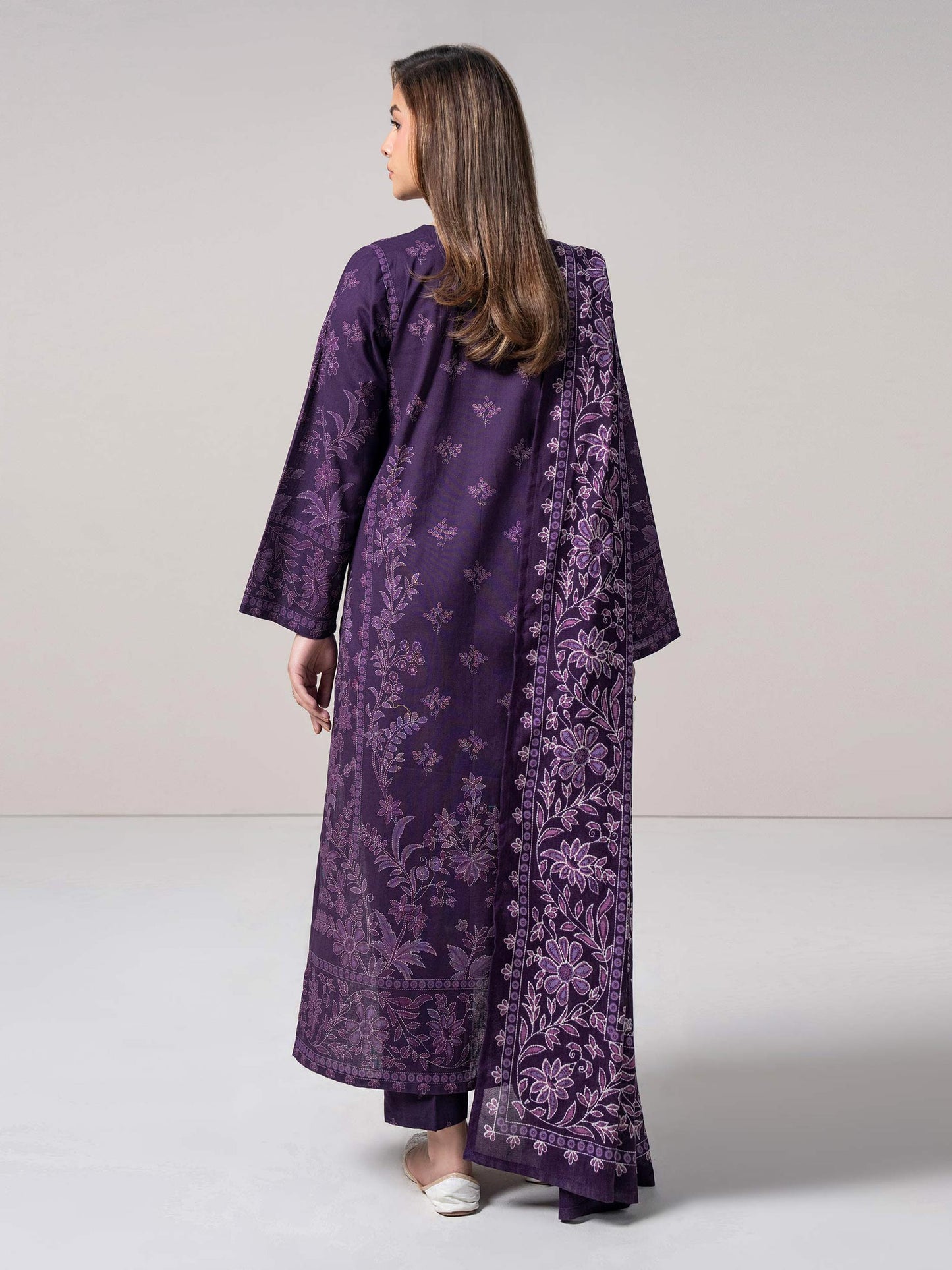 3 Piece Khaddar Suit (Pret)