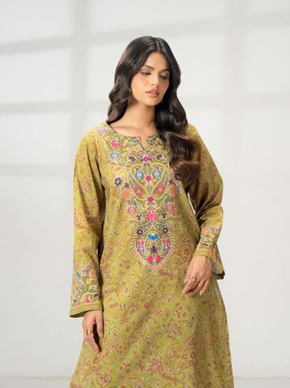 2 Piece Khaddar Suit-Printed (Pret)