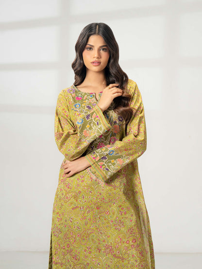 2 Piece Khaddar Suit-Printed (Pret)