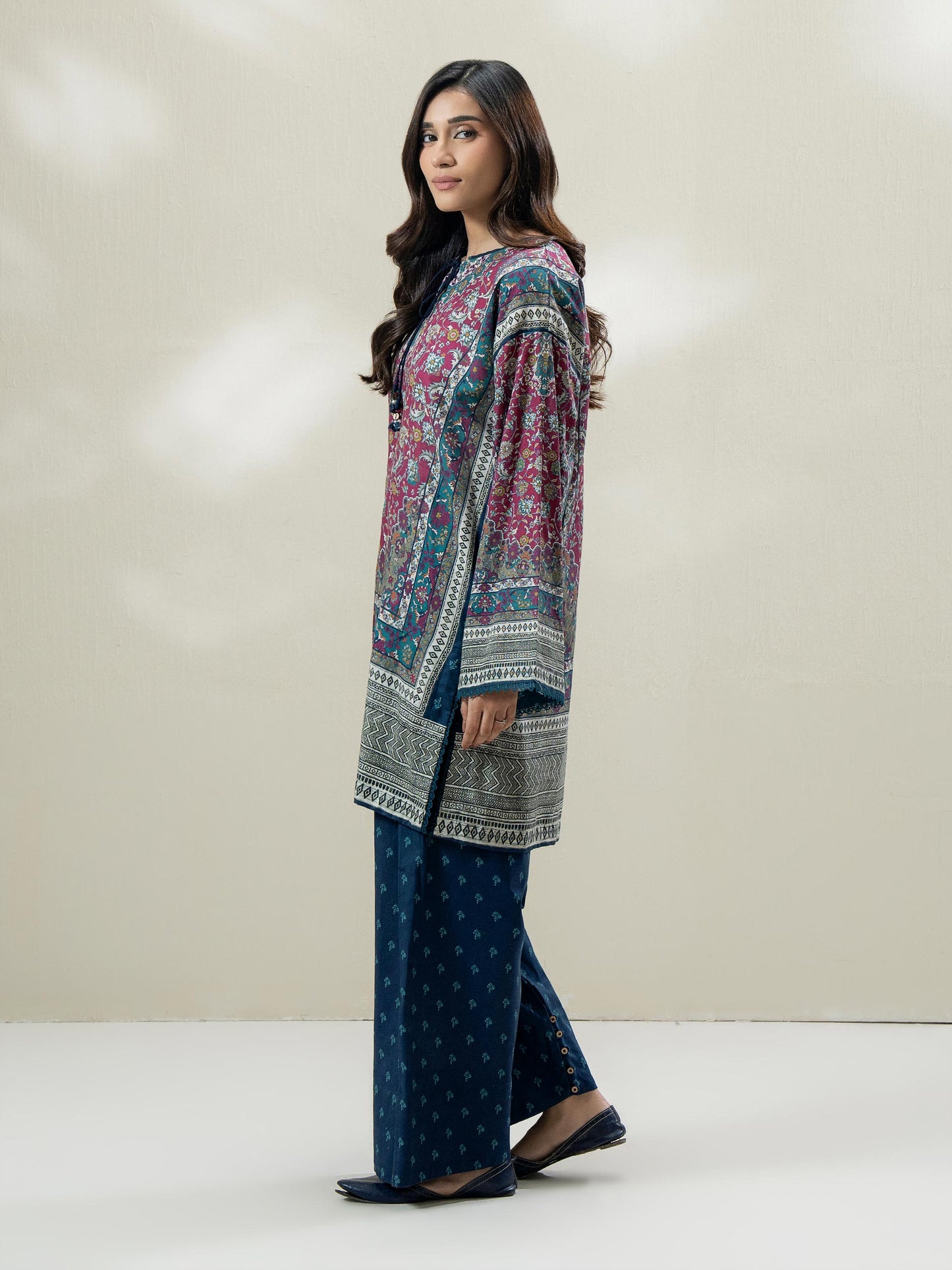 2-Piece Slub Khaddar Suit (Pret)