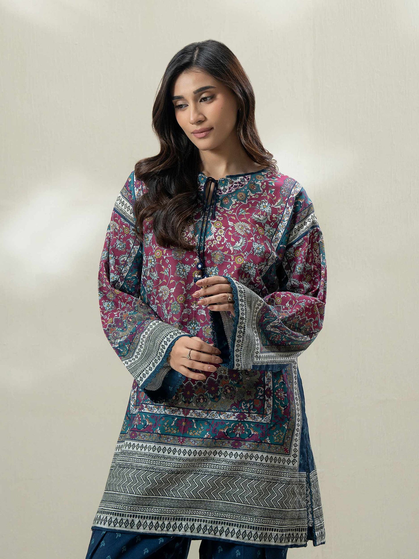 2-Piece Slub Khaddar Suit (Pret)