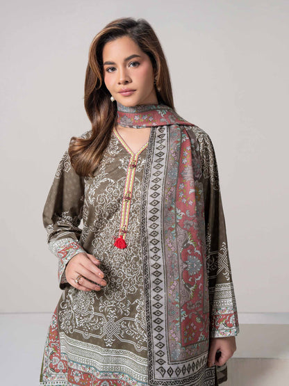 3 Piece Cotton Suit (Pret)