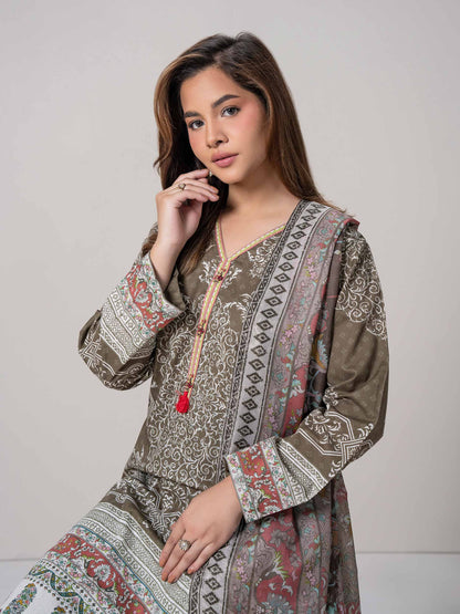 3 Piece Cotton Suit (Pret)